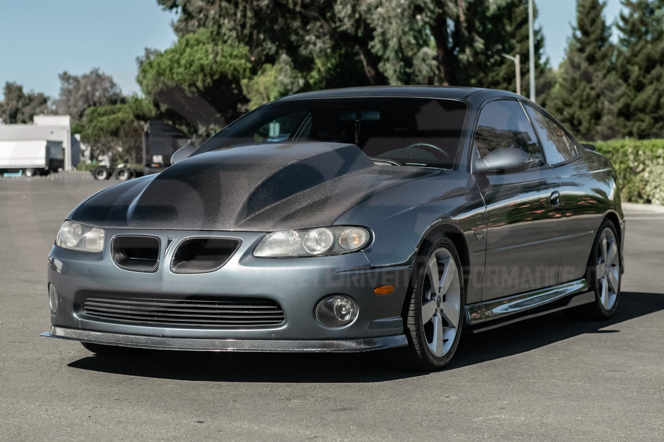 2004-2006 PONTIAC GTO | SDP PERFORMANCE STYLE CARBON FIBER FRONT COWL HOOD